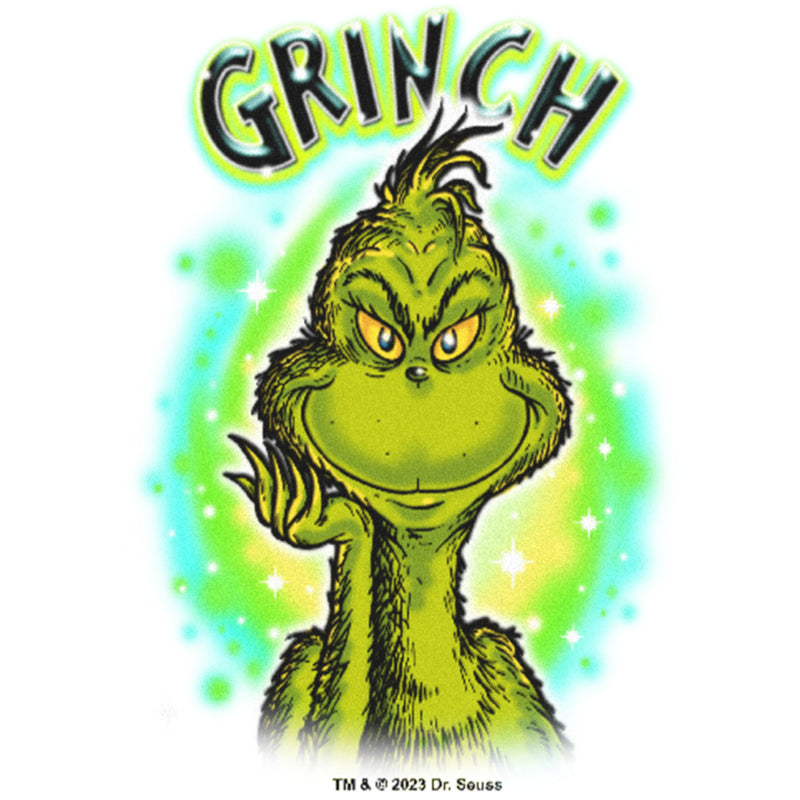 Toddler's Dr. Seuss Airbrushed Grinch Portrait T-Shirt