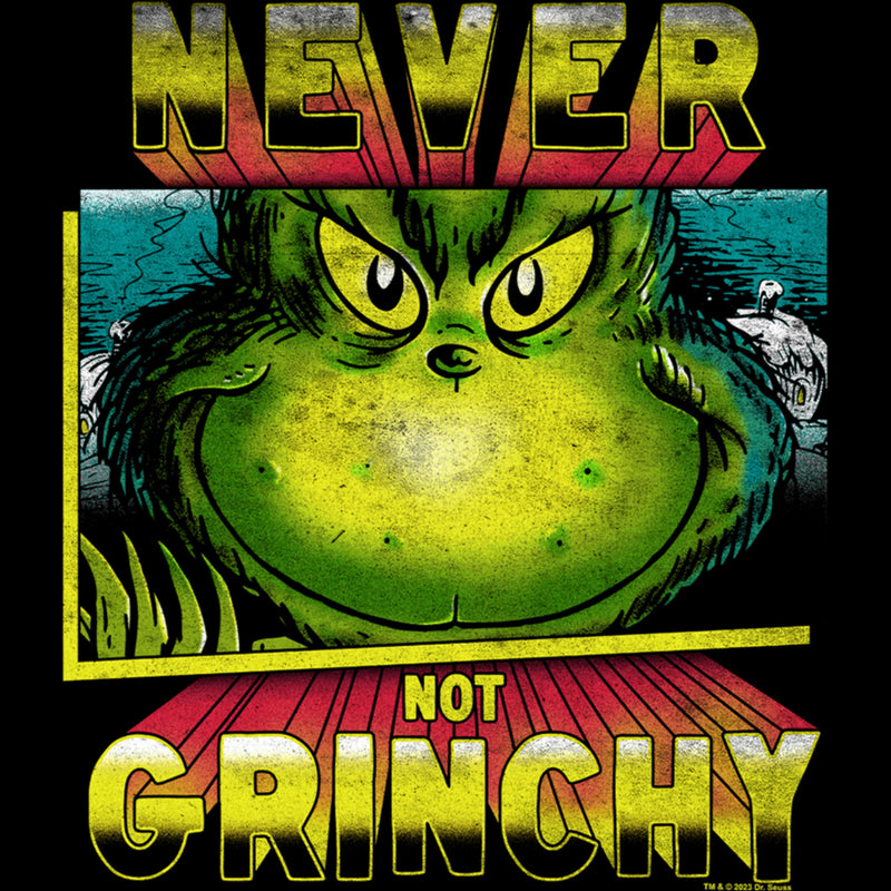 Men's Dr. Seuss Distressed Never Not Grinchy T-Shirt