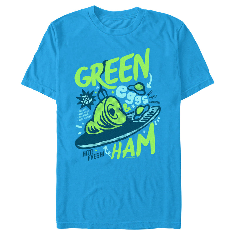 Men's Dr. Seuss Green Eggs & Ham Poster T-Shirt