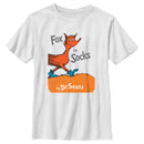 Boy's Dr. Seuss Fox in Socks Book Cover T-Shirt