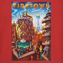 Junior's Elemental Firetown Poster T-Shirt