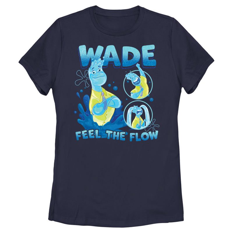 Women's Elemental Wade Feel the Flow Poster T-Shirt