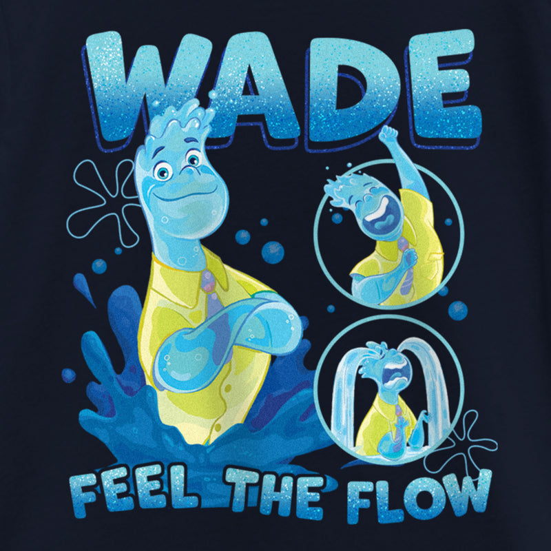 Girl's Elemental Wade Feel the Flow Poster T-Shirt