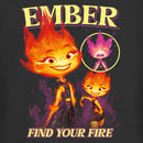 Junior's Elemental Ember Find Your Fire Poster T-Shirt
