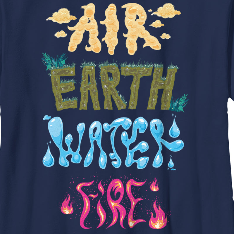 Boy's Elemental Air Earth Water Fire T-Shirt