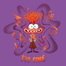 Girl's Inside Out 2 Anxiety I'm Fine T-Shirt