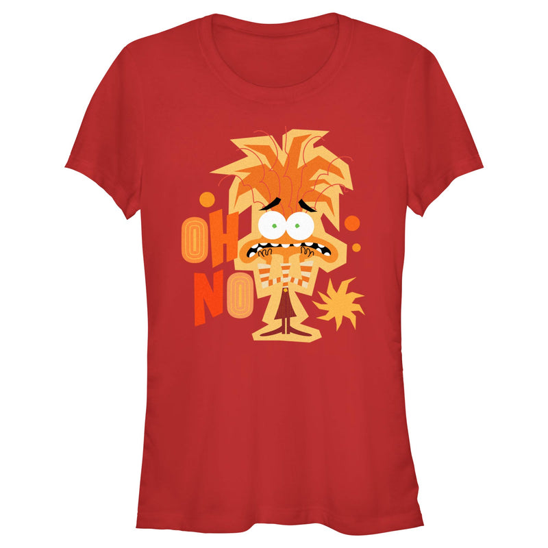 Junior's Inside Out 2 Anxiety Oh No T-Shirt