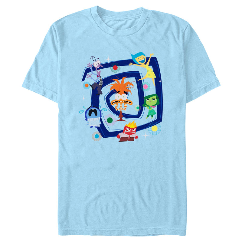 Men's Inside Out 2 Spiral of Emotions T-Shirt