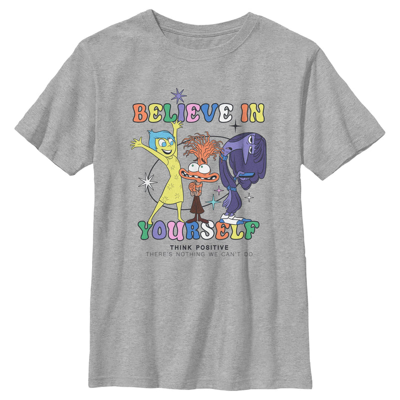 Boy's Inside Out 2 Believe In Yourself Trio T-Shirt