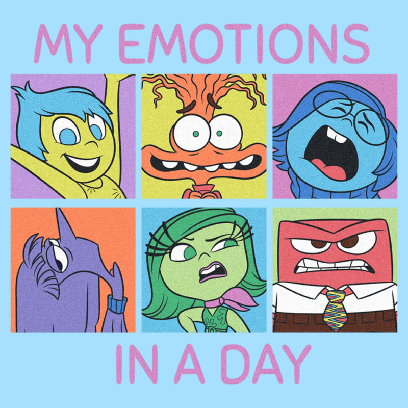 Men's Inside Out 2 My Emotions in a Day T-Shirt