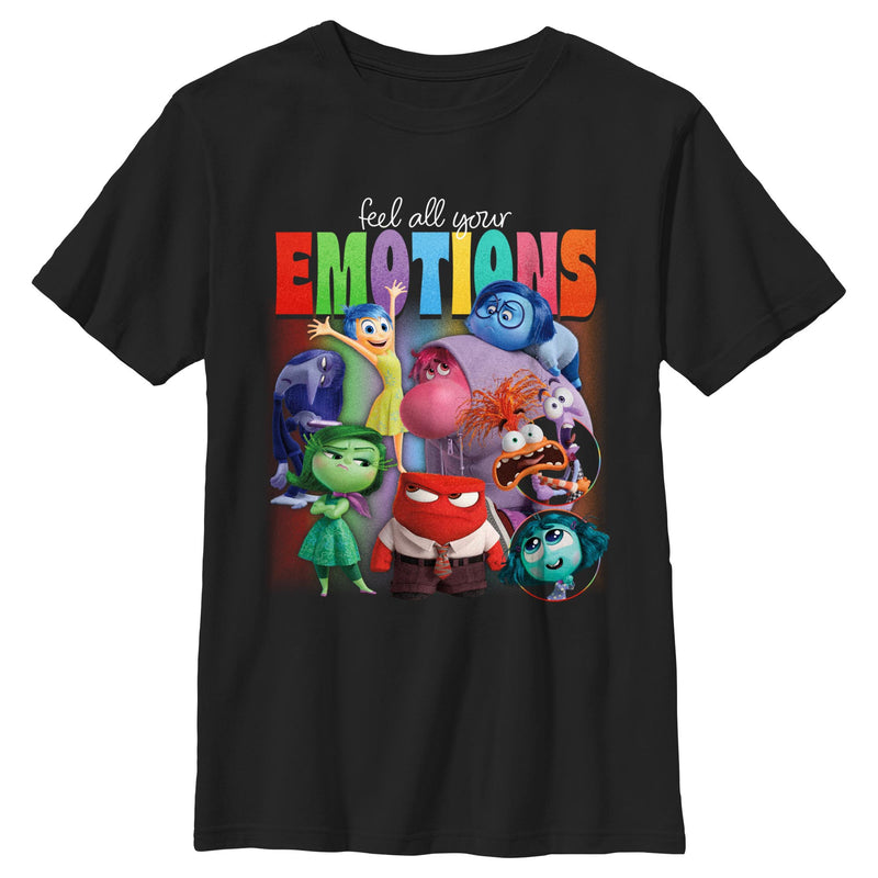 Boy's Inside Out 2 Feel All Your Emotions T-Shirt