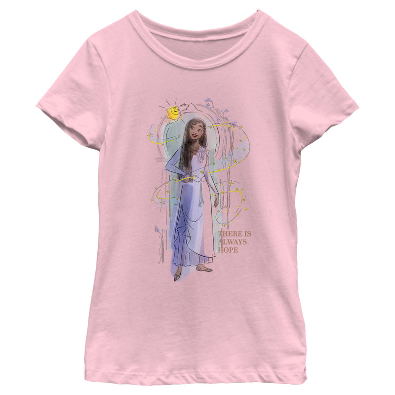 Girl's Wish Asha There is Always Hope Watercolor T-Shirt