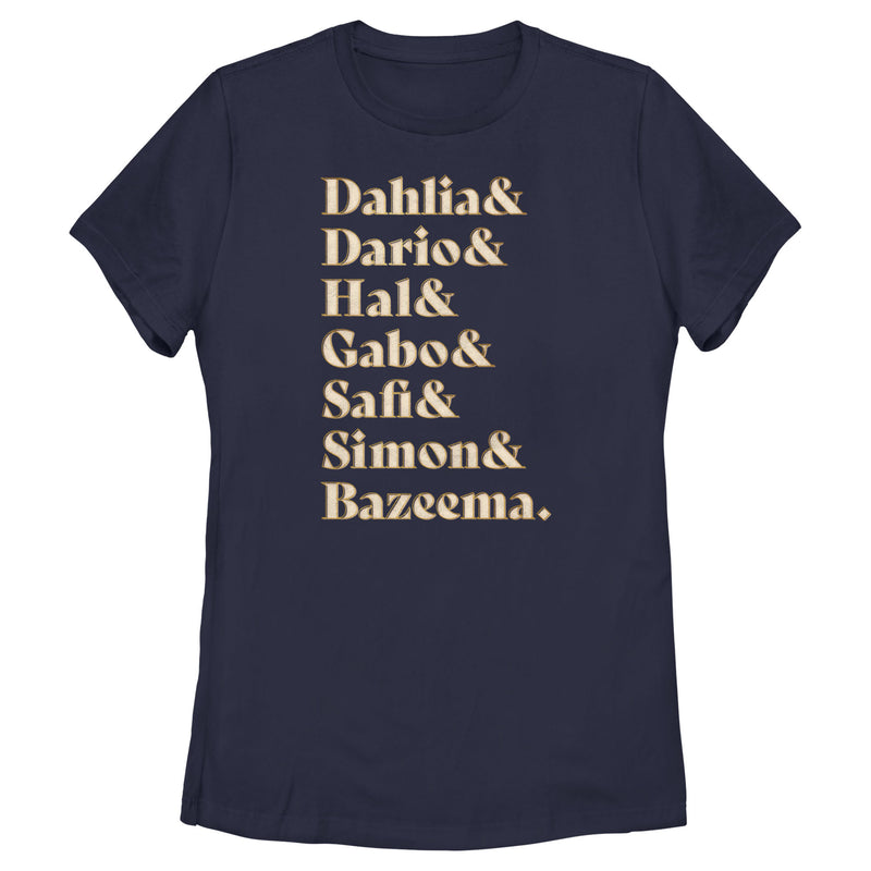 Women's Wish Character Name Stack T-Shirt