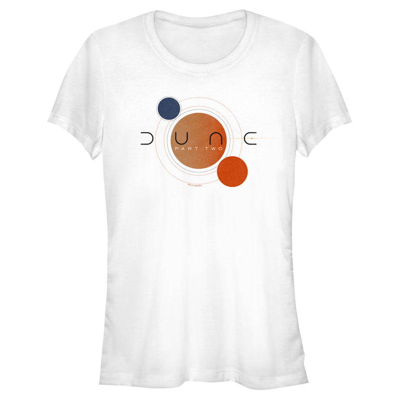 Junior's Dune Part Two Planets Logo T-Shirt