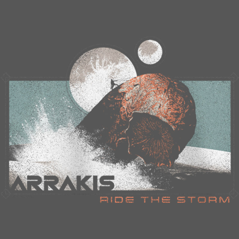 Girl's Dune Part Two Arrakis Ride the Storm Sandworm T-Shirt