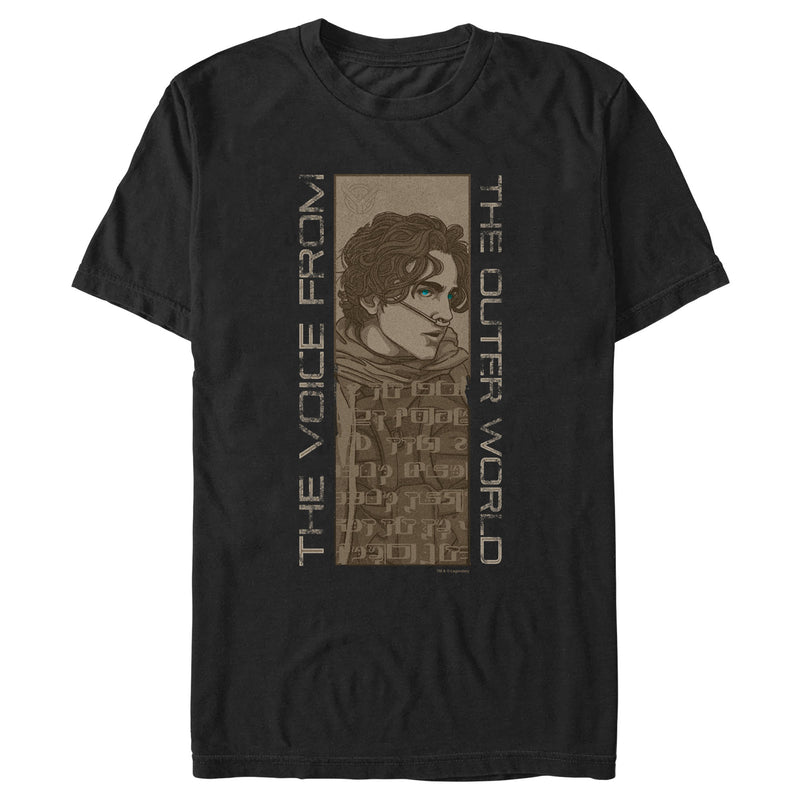 Men's Dune Part Two Paul Atreides the Voice From the Outer World T-Shirt