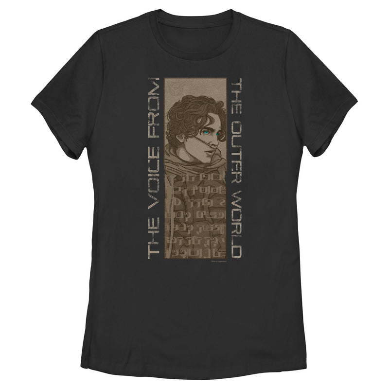 Women's Dune Part Two Paul Atreides the Voice From the Outer World T-Shirt