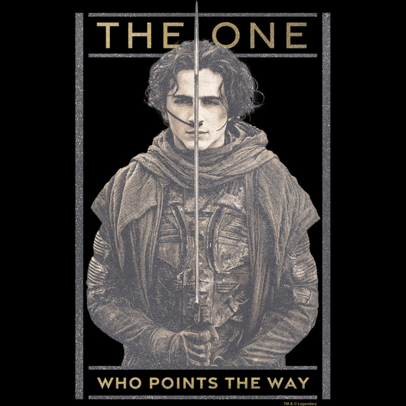 Men's Dune Part Two Paul Atreides The One Who Points the Way T-Shirt