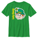 Boy's Lucky Charms Leprechaun Face T-Shirt