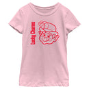 Girl's Lucky Charms Leprechaun Red Face T-Shirt