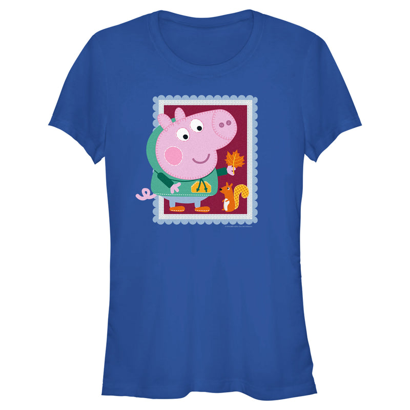 Junior's Peppa Pig Fall Frame T-Shirt