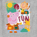 Toddler's Peppa Pig Fun In Nature Embroidery T-Shirt