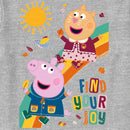 Toddler's Peppa Pig Find Your Joy Embroidery T-Shirt