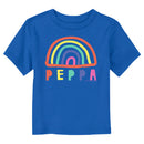 Toddler's Peppa Pig Craft Rainbow T-Shirt