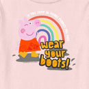 Toddler's Peppa Pig Wear Your Boots T-Shirt