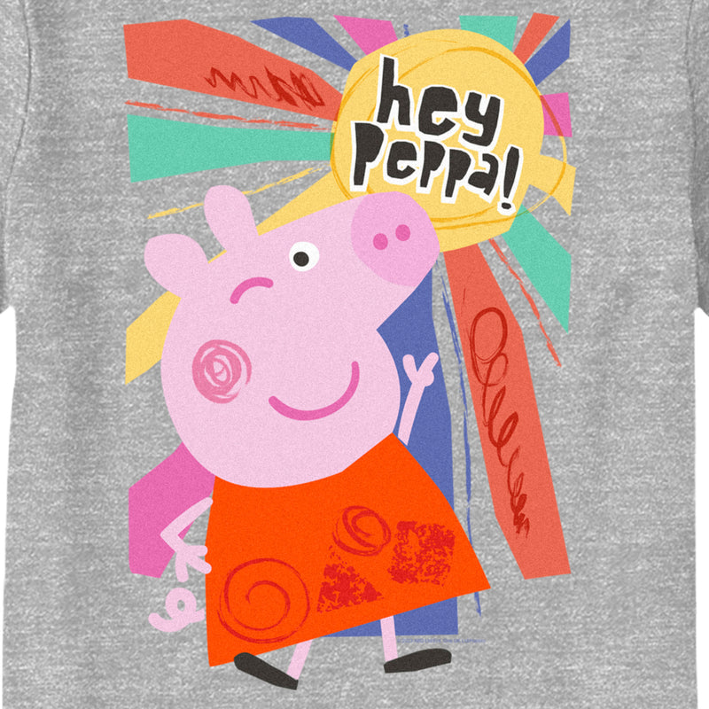 Toddler's Peppa Pig Hey Peppa Wink Portrait T-Shirt
