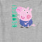 Toddler's Peppa Pig George Cartoon Portrait T-Shirt