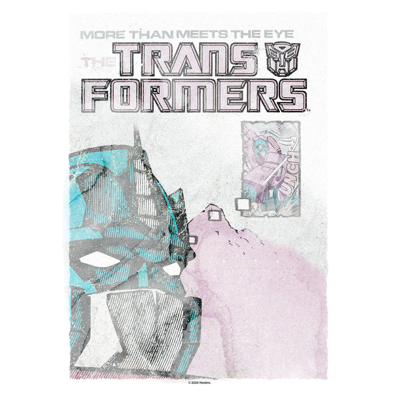 Men's Transformers Distressed Optimus Prime Poster T-Shirt