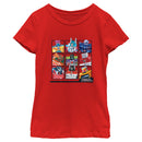 Girl's Transformers Autobots 9 Square Layout T-Shirt