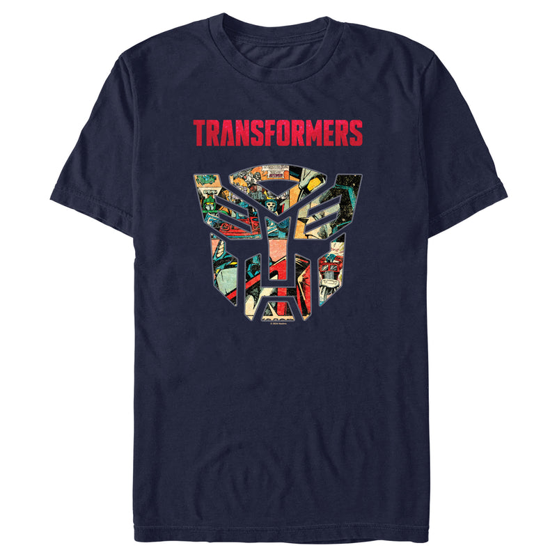 Men's Transformers Generations Comic Logo T-Shirt