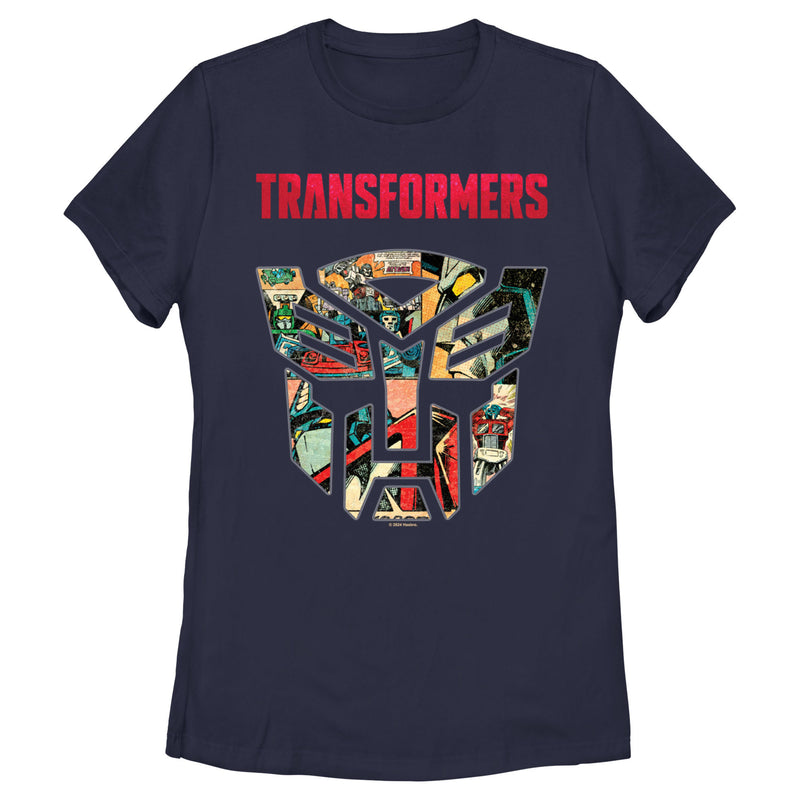 Women's Transformers Generations Comic Logo T-Shirt