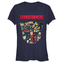 Junior's Transformers Generations Comic Logo T-Shirt