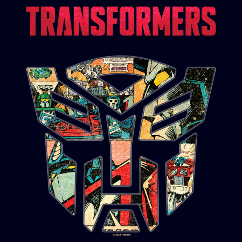 Junior's Transformers Generations Comic Logo T-Shirt