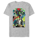 Men's Transformers And Megatron Stands Supreme Panel T-Shirt