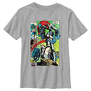 Boy's Transformers And Megatron Stands Supreme Panel T-Shirt