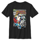 Boy's Transformers Megatron vs Optimus Prime Fight Panel T-Shirt