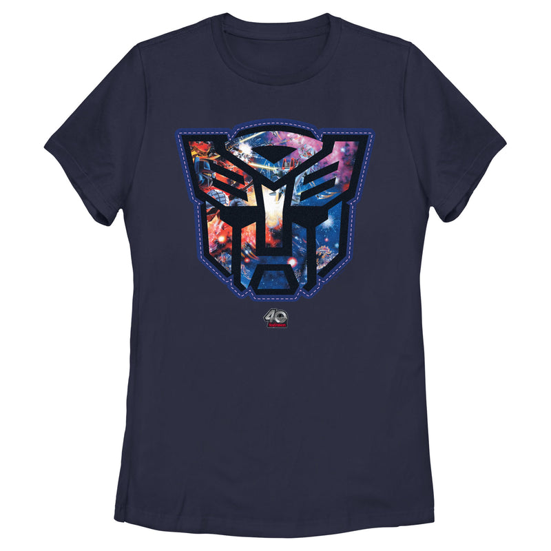 Women's Transformers Autobots Space Battle Logo T-Shirt