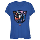 Junior's Transformers Autobots Space Battle Logo T-Shirt