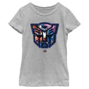 Girl's Transformers Autobots Space Battle Logo T-Shirt