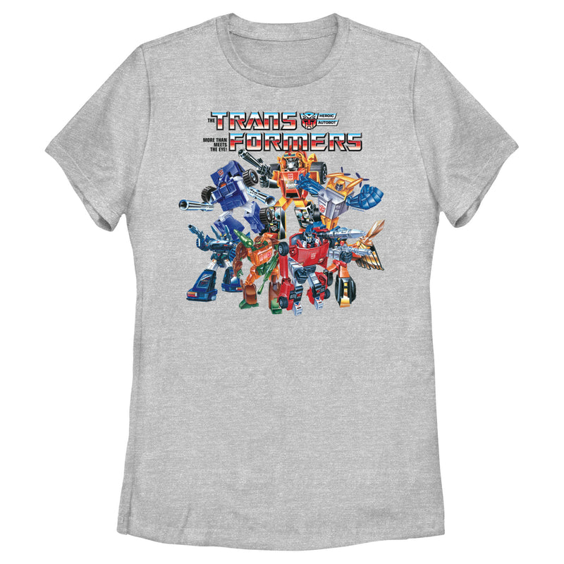 Women's Transformers Autobots Heroic Collage T-Shirt