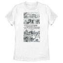 Women's Transformers Comic Panels and Logo T-Shirt