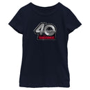 Girl's Transformers 40 Years Logo T-Shirt