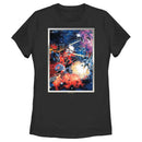 Women's Transformers Space Battle Poster T-Shirt