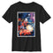 Boy's Transformers Space Battle Poster T-Shirt