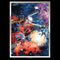 Boy's Transformers Space Battle Poster T-Shirt