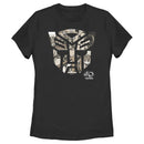 Women's Transformers Anniversary Comic Logo T-Shirt